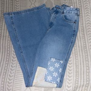 Womens billabong x wrangler flare jeans size 25